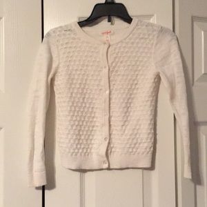 Cat & Jack white little girls cardigan